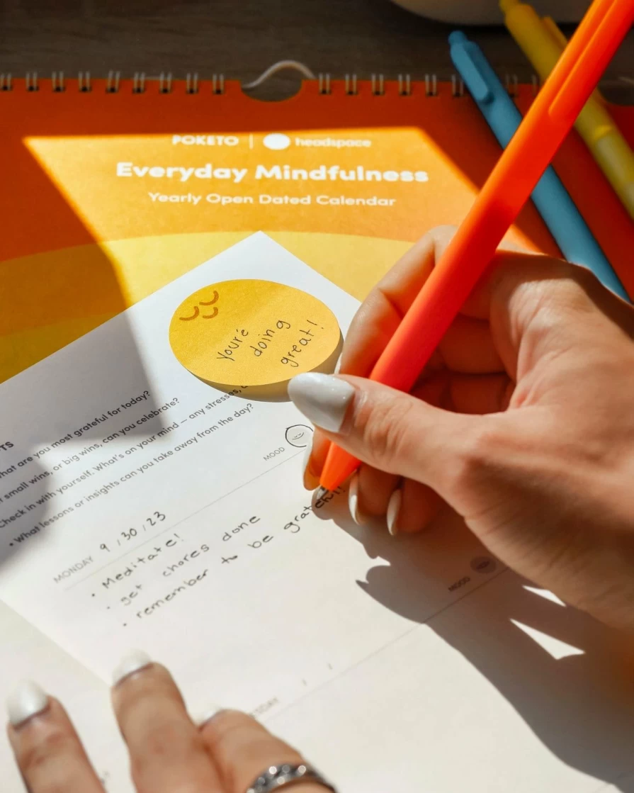Poketo x Headspace Collaboration Pens - Limited Edition Mindfulness Writing Tools