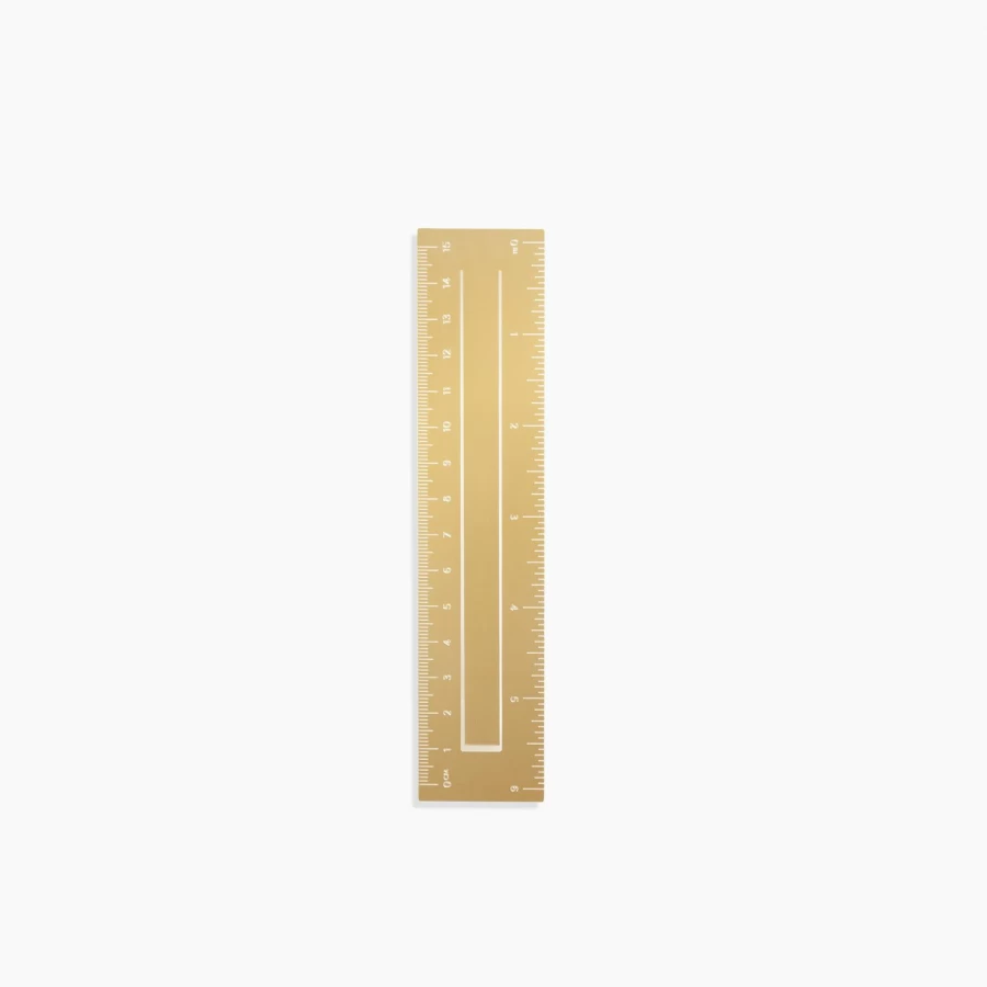 "Poketo Brass Bookmark - Elegant and Durable Metal Bookmark for Readers"