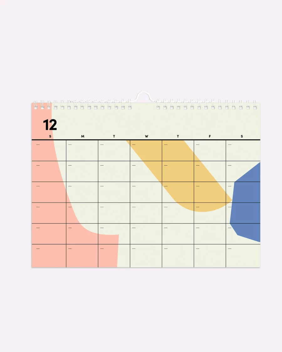 Poketo Spectrum Mini Planner - Colorful & Compact Daily Organizer for Productivity