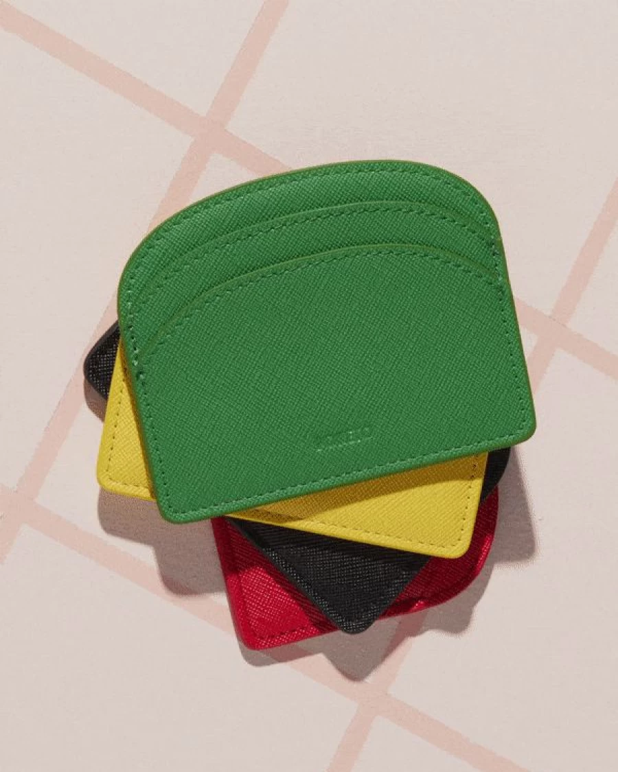 Poketo Dome Card Holder - Stylish & Compact Credit Card Wallet for Secure Storage